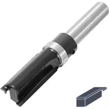 Фреза по дереву кромочная прямая 1410801 12.7x25 мм хвостовик 8 мм