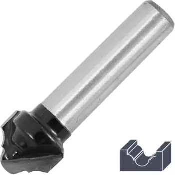 Фреза по дереву пазовая фасонная 1411701 12.7x9.5 мм хвостовик 8 мм