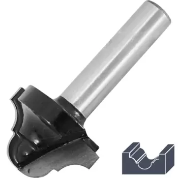 Фреза по дереву пазовая фасонная 1411703 23.8x16 мм хвостовик 8 мм