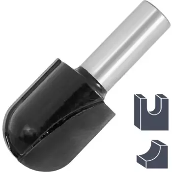 Фреза по дереву пазовая галтельная 1411301 25.4x32 мм хвостовик 12 мм