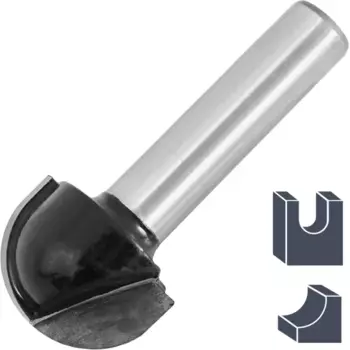 Фреза по дереву пазовая галтельная 1411302 19x13 мм хвостовик 8 мм