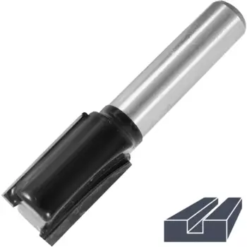 Фреза по дереву пазовая прямая 1411503 12x19 мм хвостовик 8 мм