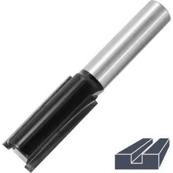 Фреза по дереву пазовая прямая 1411507 16x40 мм хвостовик 12 мм