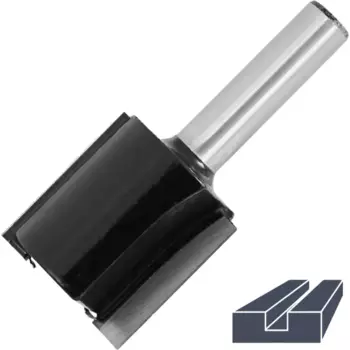 Фреза по дереву пазовая прямая 1411510 24x25 мм хвостовик 8 мм