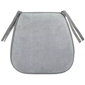 Галета для стула "Цитус" 38/27x40x3 см цвет серый