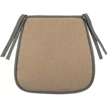 Галета для стула "Савана" 38/27x40x3 см цвет капучино