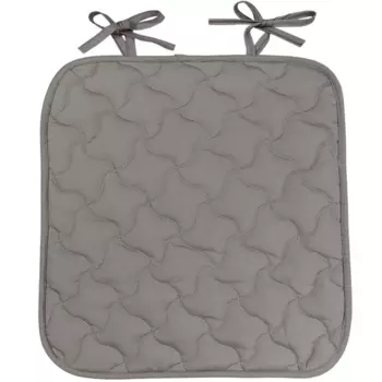 Галета на сиденье Linen Way 38-35x38x2 см цвет серый