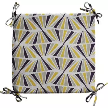 Галета на табурет «Калейдоскоп» 35x35 см цвет мультиколор