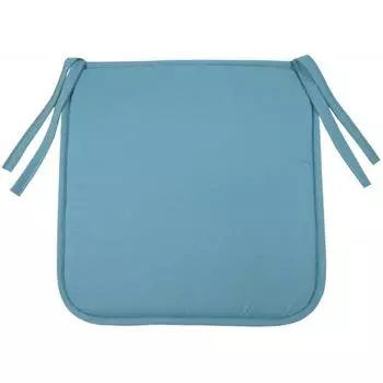 Галета с завязками 38х38 см цвет бирюзовый