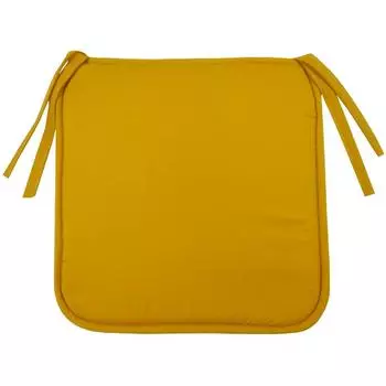 Галета с завязками 38х38 см цвет жёлтый