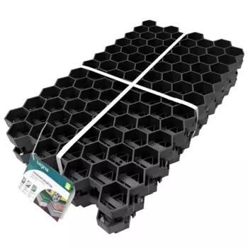 Газонная решетка Beginia пластик 70x40x3.2 см цвет черный 4 шт.