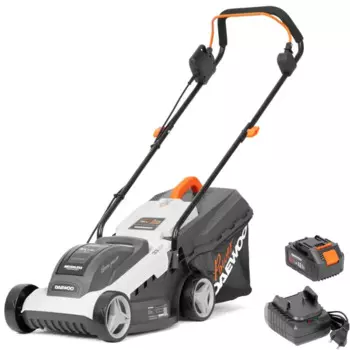 Газонокосилка аккумуляторная бесщеточная Daewoo LA 3321Li SET 20 В 33 см 1x4 Ач АКБ и ЗУ входит в комплект