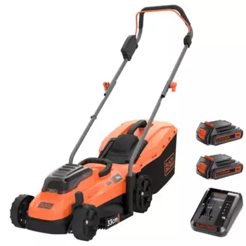 Газонокосилка аккумуляторная Black Decker 36 В 33 см 2x2.5 Ач АКБ и ЗУ входит в комплект