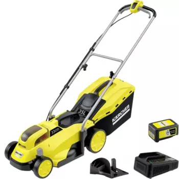 Газонокосилка аккумуляторная Karcher LMO Battery 18-33 18 В 33 см 0x5 Ач АКБ и ЗУ входит в комплект