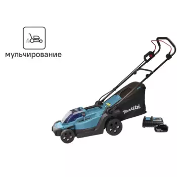 Газонокосилка аккумуляторная Makita DLM330 18 В 33 см 1x5 Ач АКБ и ЗУ входит в комплект