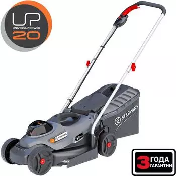 Газонокосилка аккумуляторная бесщеточная Sterwins 20 В 33 см АКБ и ЗУ не входит в комплект