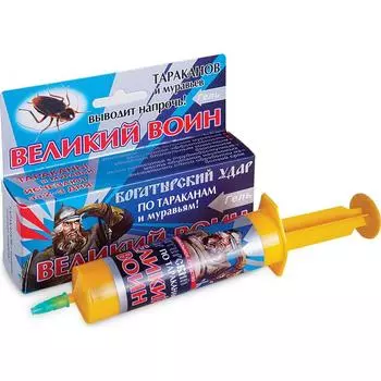Гель от тараканов Великий воин, 45 г