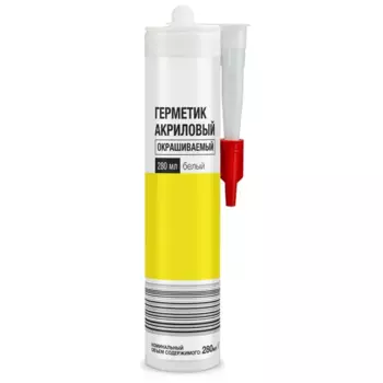 Герметик акриловый 280 мл белый