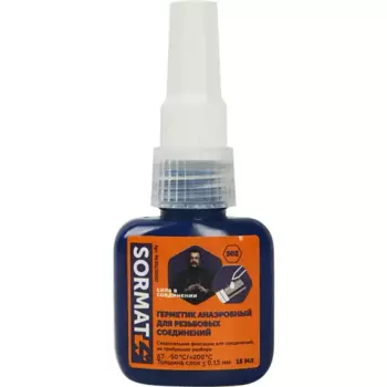 Герметик анаэробный для резьбовых соединений Sormat 502, 15 мл