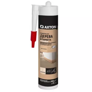 Герметик акриловый Axton для дерева и паркета светлый дуб 280 мл