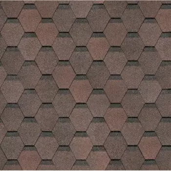 Гибкая черепица Dacha Rustic коричневый 3 м