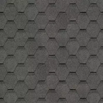 Гибкая черепица Dacha Rustic серый 3 м