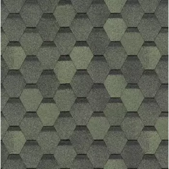 Гибкая черепица Dacha Rustic зеленый 3 м