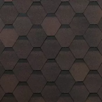 Гибкая черепица Технониколь Оптима коричневый 3 м