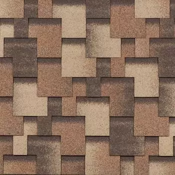 Гибкая черепица Технониколь Румба цвет арахис 3 м²