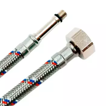 Гибкая подводка для смесителя Ростерм 1/2" М8хЗ7 80 см НР-ВР