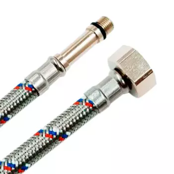 Гибкая подводка для смесителя Ростерм 1/2" М10х37 80 см НР-ВР