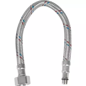 Гибкая подводка для воды Aquabeam 1/2 М10x18 30 см наружная-внутренняя резьба