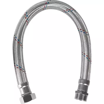 Гибкая подводка для воды Aquabeam 1 60 см наружная-внутренняя резьба