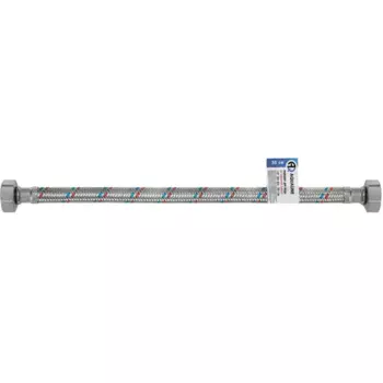 Гибкая подводка для воды Aqualine FF30 1/2" ВР нержавеющая сталь