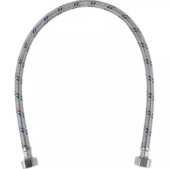 Гибкая подводка для воды Aqualine FF60 1/2" ВР нержавеющая сталь