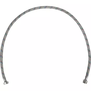 Гибкая подводка для воды Aqualine FM100 1/2" НР-ВР нержавеющая сталь