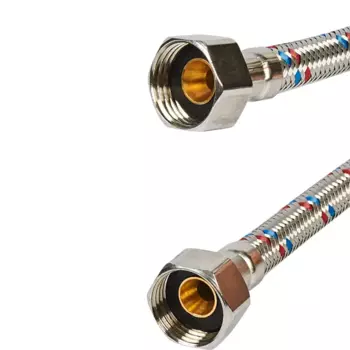 Гибкая подводка для воды ДТРД 150 см x 1/2" внутренняя-внутренняя резьба