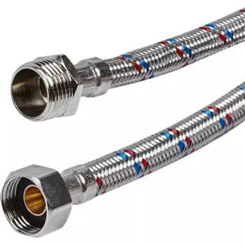 Гибкая подводка для воды ДТРД 200 см x 1/2" наружная-внутренняя резьба