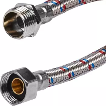 Гибкая подводка для воды ДТРД 50 см x 1/2" наружная-внутренняя резьба