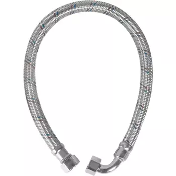 Гибкая подводка для воды угловая Aquabeam 1/2 60 см внутренняя резьба