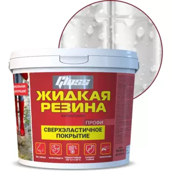 Гидроизоляция акриловая цвет белый 6 кг