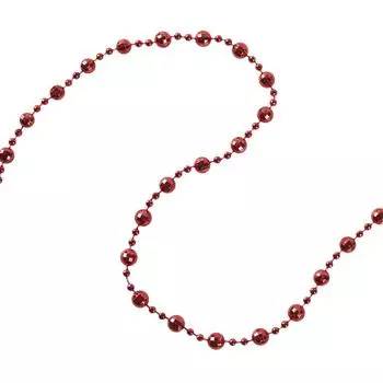 Гирлянда «Бусы» 270 см цвет красный