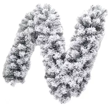 Гирлянда еловая заснеженная 30 270см