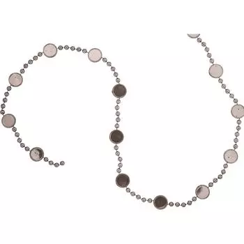 Гирлянда пластиковая 180 см цвет розовый