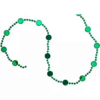 Гирлянда пластиковая 180 см цвет зелёный