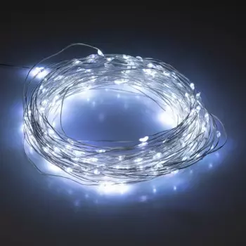 Гирлянда садовая Эра нить 21.9 м холодный белый свет