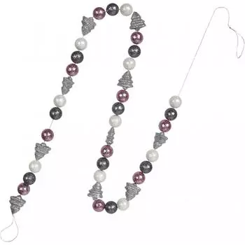 Гирлянда «Серебряные ёлочки» 170 см