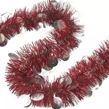 Гирлянда «Шарики», 90 см, цвет красный