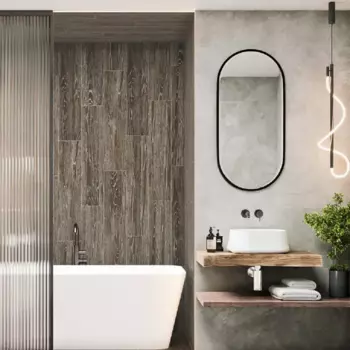 Глазурованный керамогранит Alma Ceramica Caspio GFA2090CSP44R 20x90 см 1.62 м матовый цвет коричневый