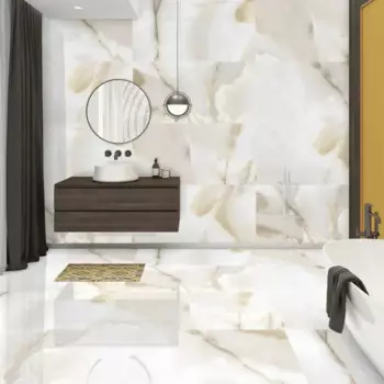 Глазурованный керамогранит Arcadia Ceramica Onyx Primo 60x120 см 1.44 м глянцевый цвет бежевый